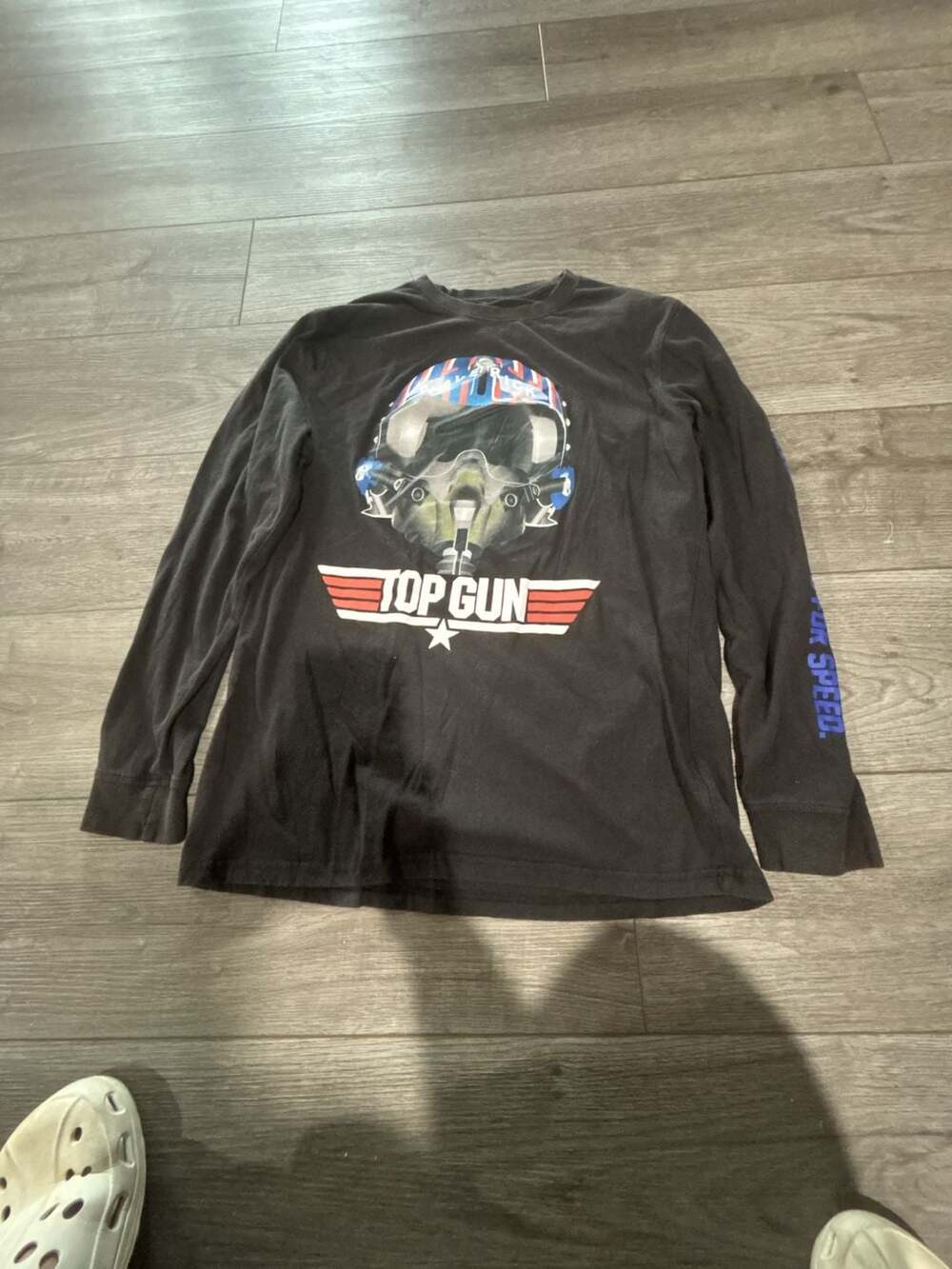 Top Gun Maverick Helmet Long Sleeve Graphic T-Shirt
